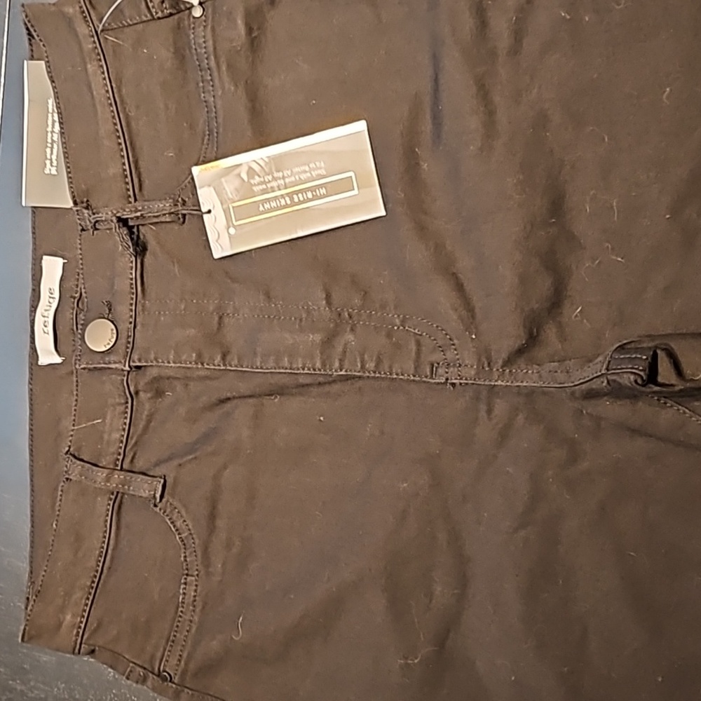 Refuge Hi-Rise Black Skinny Jeans US 10